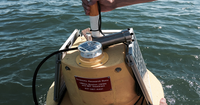 Real-time water quality buoys