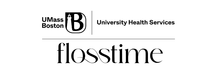 UMass Boston Logo next to
